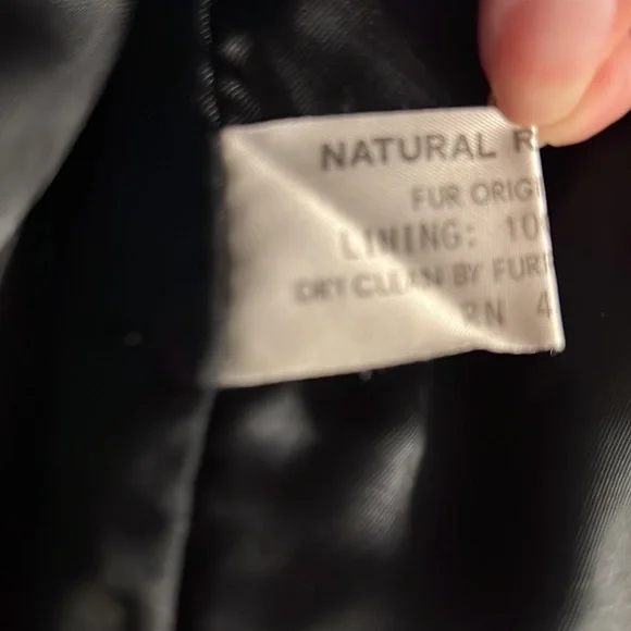 Natural Rabbit Fur Jacket - Picture 2 of 4